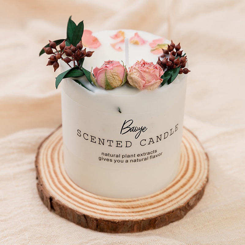 Potpourri Dried Flower - Vela mori flor eterna natal aniversário