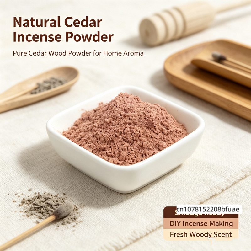 Home Fragrance Powder - Pó de Cedro 100% Natural, Incenso