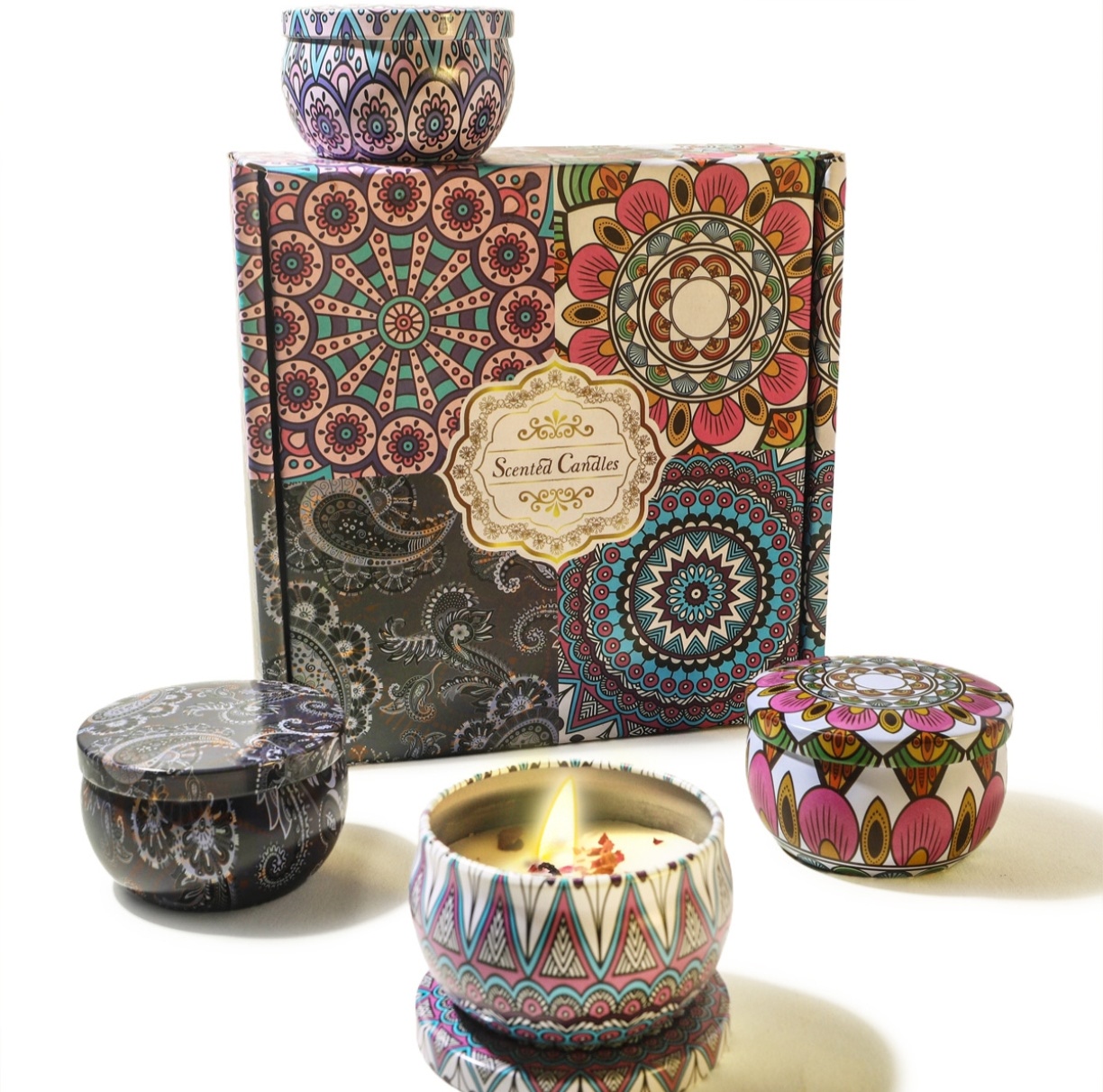 Potpourri Dried Flower - Velas Aromáticas de Cera de Soja