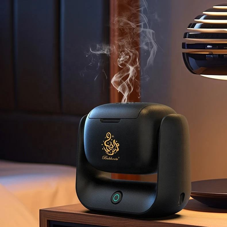Home Fragrance Oud - Queimador de Incenso Elétrico Portátil Recarregável