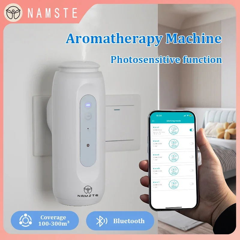 Home Fragrance Vaporizer - NAMSTE Difusor Inteligente Portátil 300m3 Bluetooth
