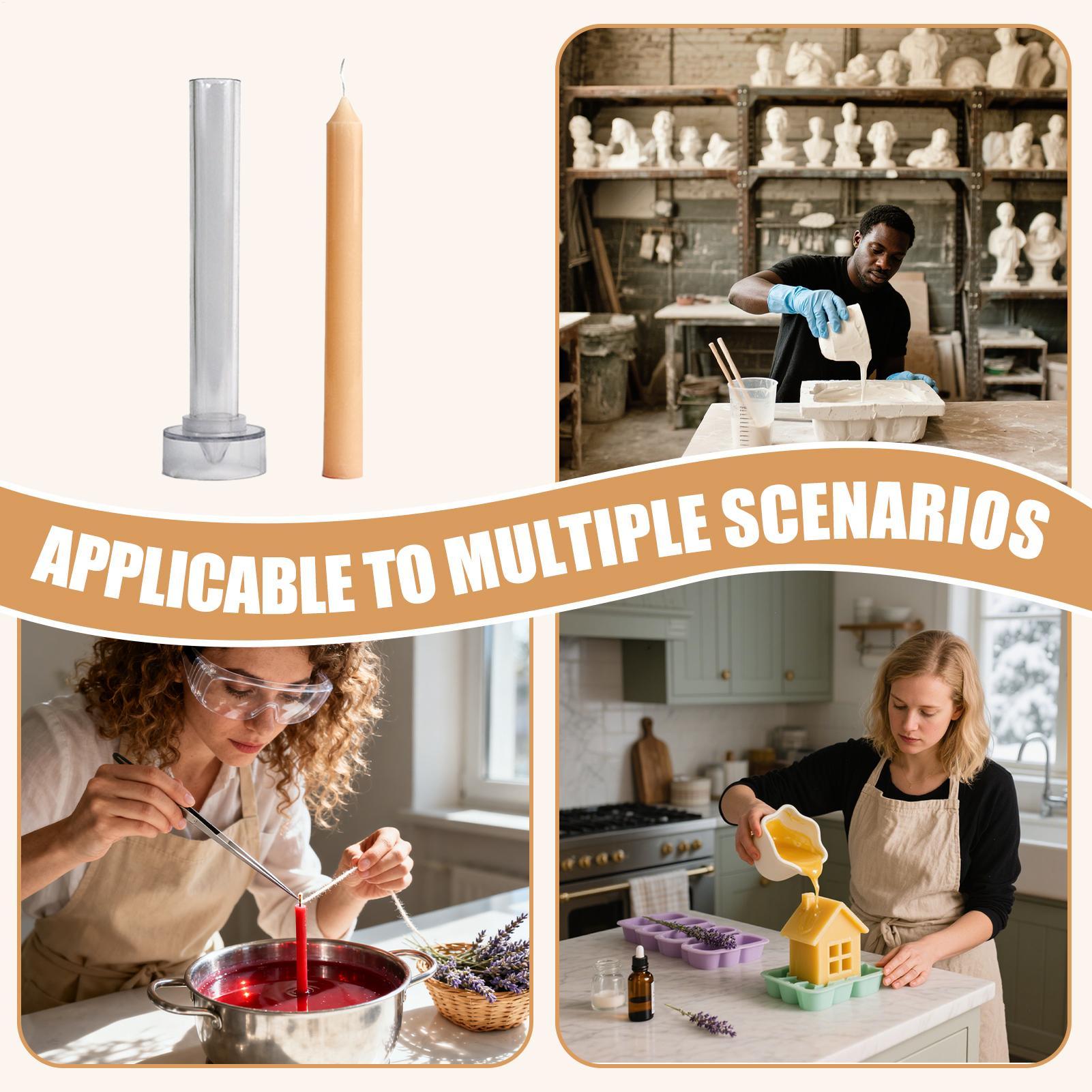 Beeswax Taper Candle - Molde de vela cônico cera de