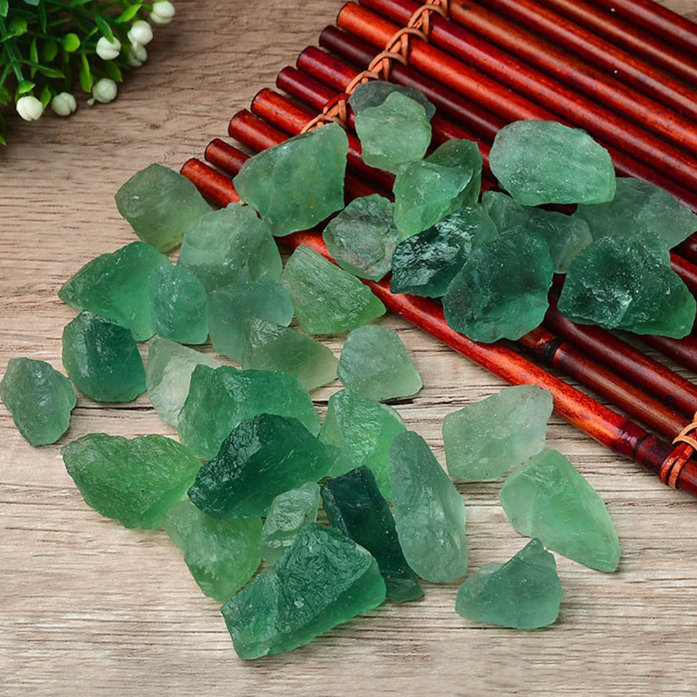 Home Fragrance Fillers - Pedras Brutas de Fluorita Verde Natural