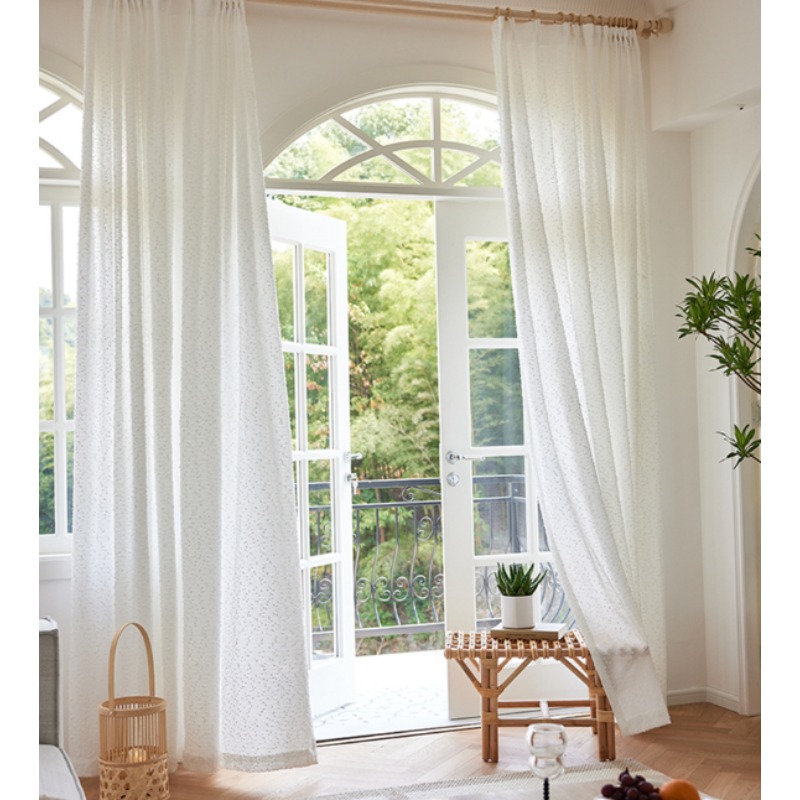 Home Fragrance French - Cortinas de Gaze Opaque Leve e