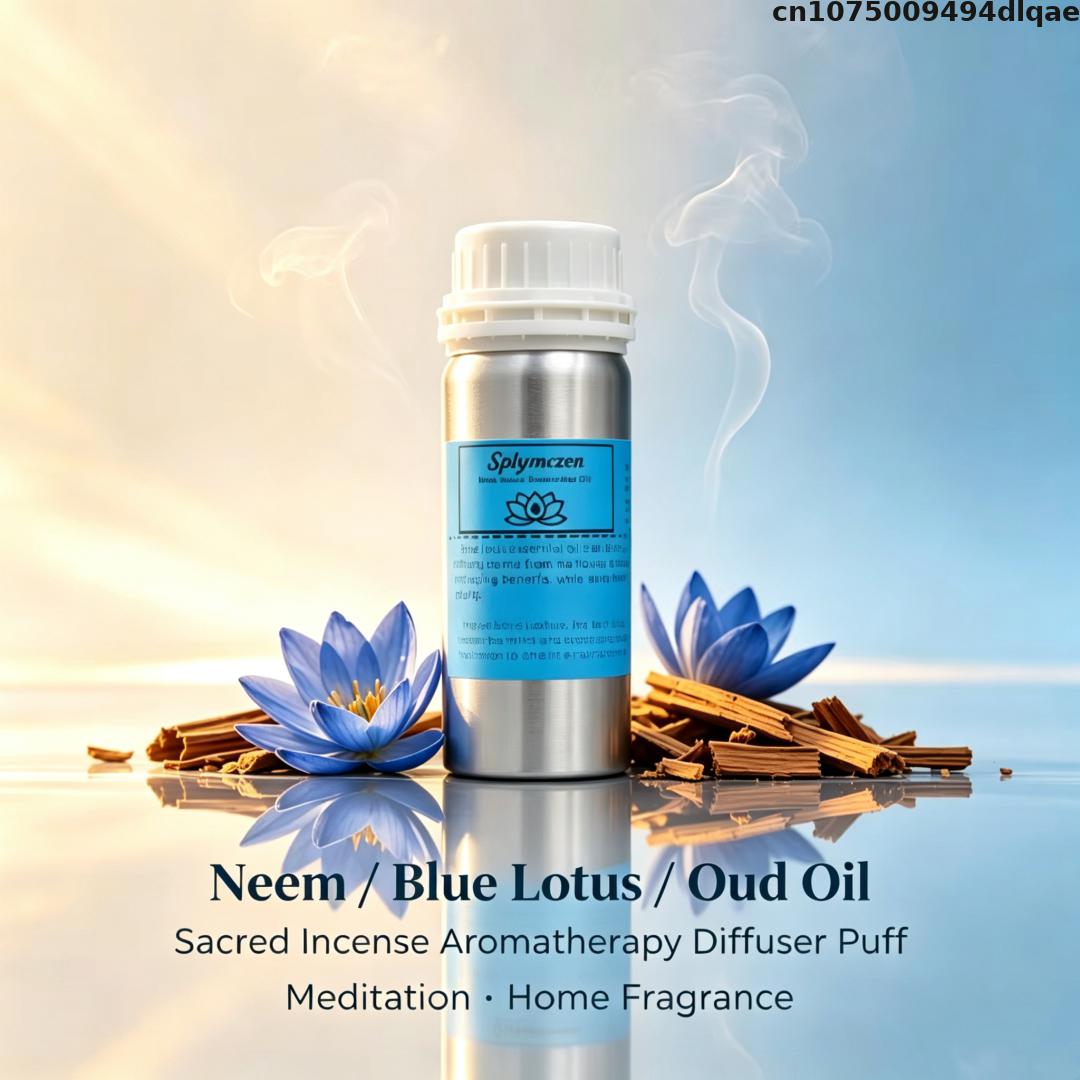 Home Fragrance Oud - Óleo de Neem, Lótus Azul e