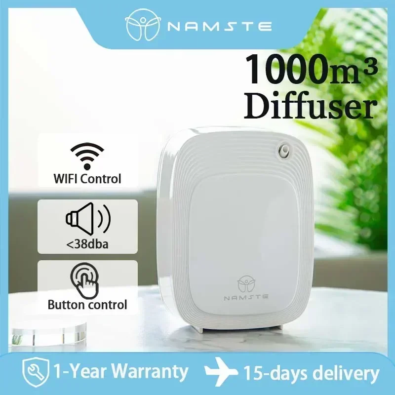 Home Fragrance Vaporizer - Difusor de Aroma Namaste 1000m³ com