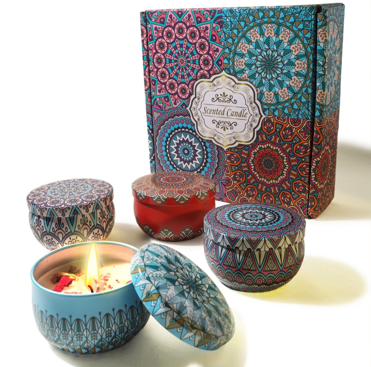 Velas Aromáticas de Cera de So - Potpourri Dried Flower avaliação e preço