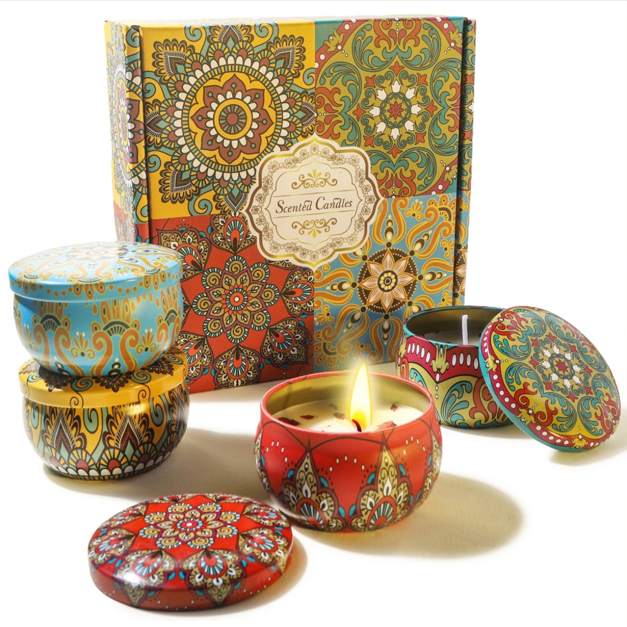 Velas Aromáticas de Cera de So - Potpourri Dried Flower avaliação e preço