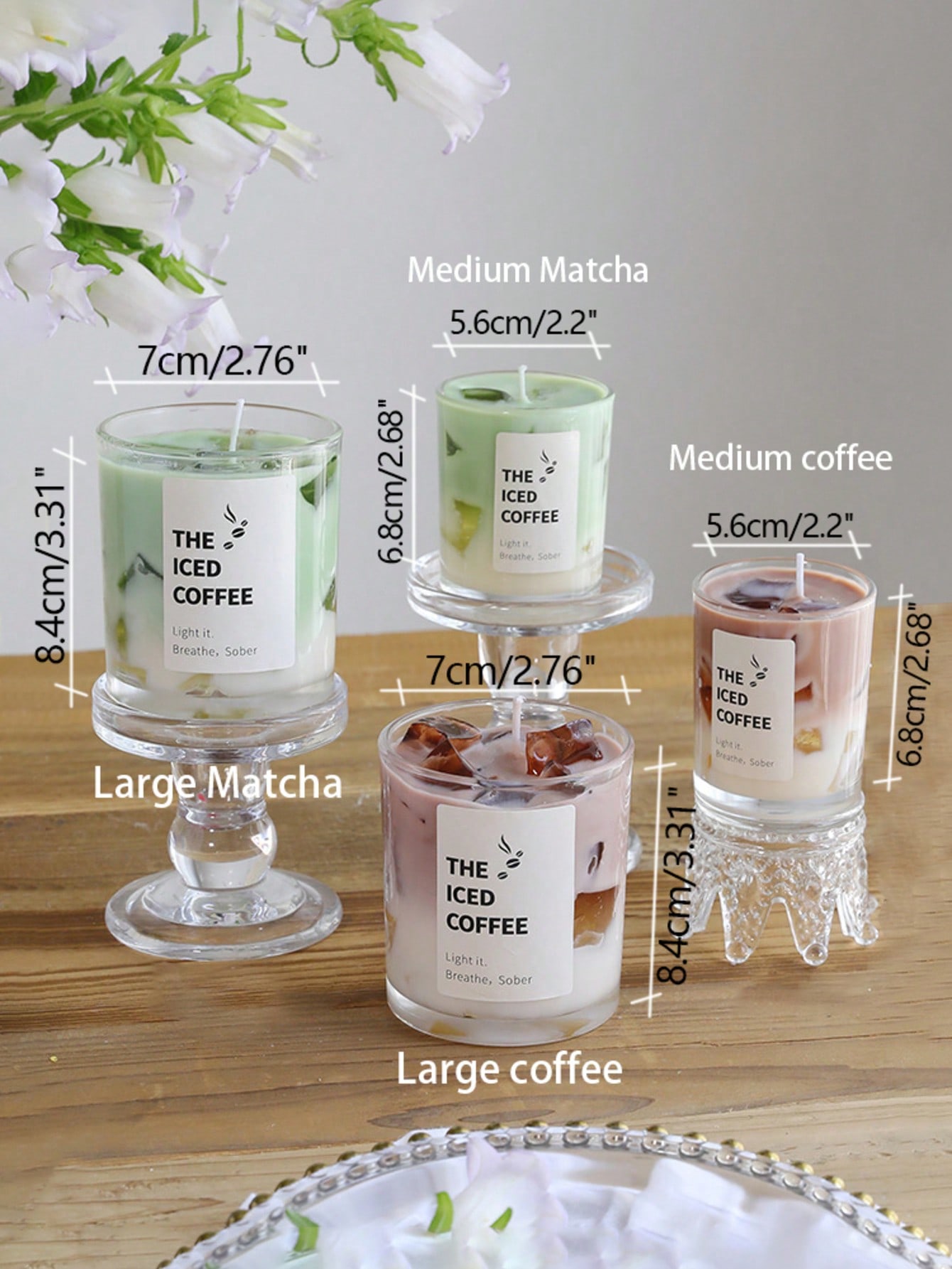 1/2 unidades de novas velas pe - Home Fragrance Fillers avaliação e preço