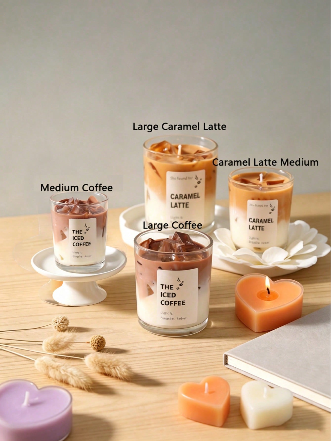 1/2 unidades de novas velas pe - Home Fragrance Fillers avaliação e preço