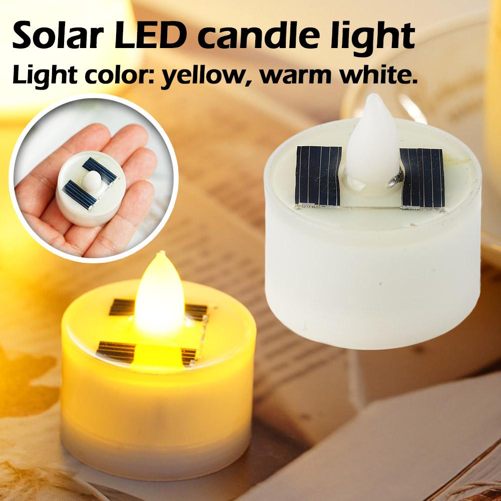Novas velas solares sem chama  - Beeswax Taper Candle avaliação e preço