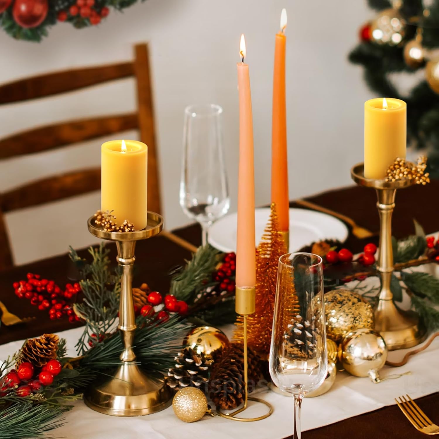Velas de Cera de Abelha em Pil - Beeswax Taper Candle avaliação e preço