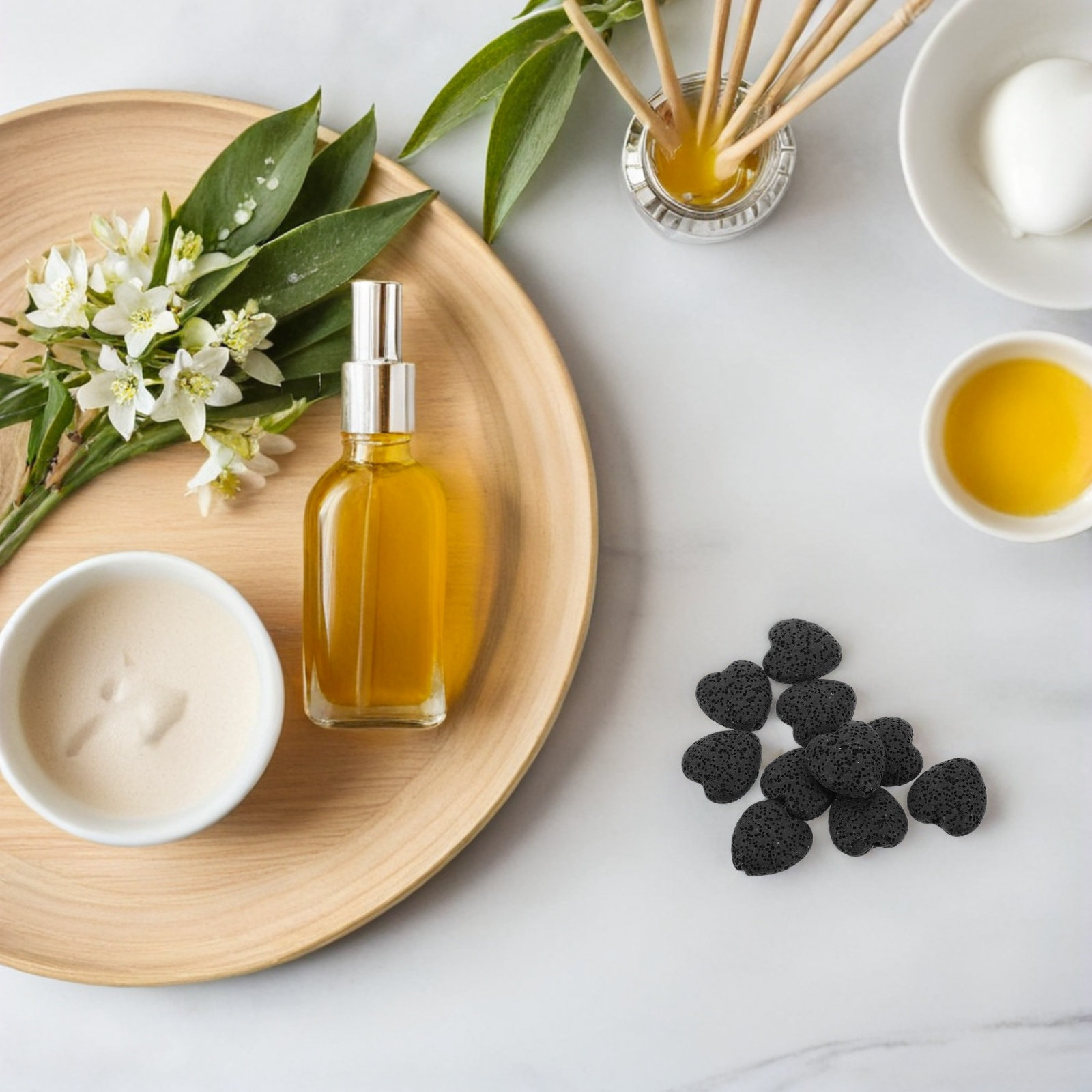 20 unidades de pedras de lava  - Home Fragrance avaliação e preço
