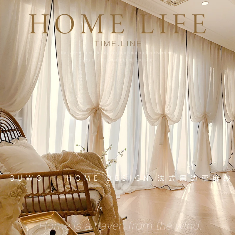 Cortinas de Gaze de Linho com  - Home Fragrance French avaliação e preço