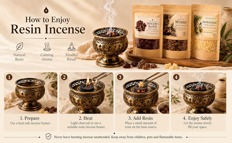 Incenso de Resina Natural: Múl - Home Fragrance Powder avaliação e preço
